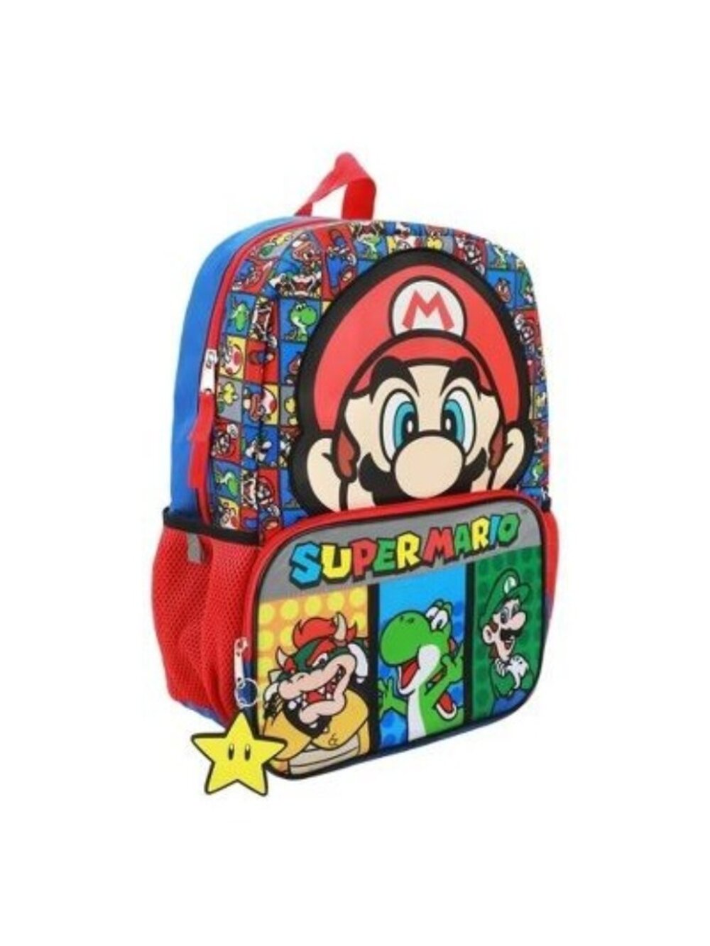 NEW Super Mario Kids' 14.4L Single Backpack - Blue